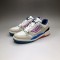 BALLY 발리 챔피온 화이트와 일렉트릭 블루 남성용 소가죽 스니커즈, CHAMPION MEN\\'S PLAIN CALF LEATHER TRAINER IN WHITE AND ELECTRIC BLUE