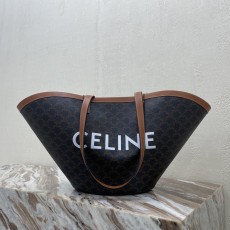 CELINE 셀린느 트리오페 캔버스 쿠핀 백